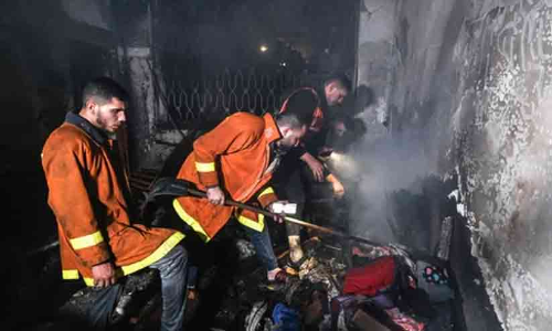 ഗാസയിലെ അഭയാർഥി ക്യാമ്പിൽ തീപിടിത്തം; ഏഴ് കുട്ടികൾ ഉൾപ്പെടെ 21 മരണം