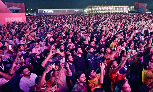 FIFA fan fest test event, qatar world cup