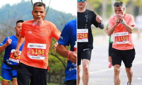 പുകവലി നിർത്താതെ 42 കിലോമീറ്റർ ഓടിത്തീർത്തു! വൈറലായി അങ്കിൾ ചെന്നിന്റെ കുതിപ്പ്