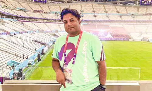 Yasir as Qatar World Cup Volunteer