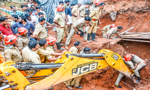 Landslide in Mariyappalli