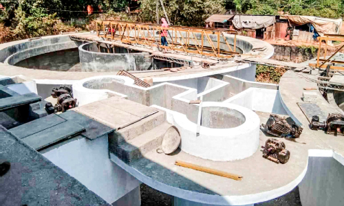 Construction of drinking water project is in final stage