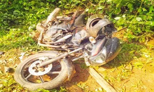 ആറളം ഫാമിൽ കാട്ടാന ബൈക്ക് തകർത്തു; തൊഴിലാളി രക്ഷപ്പെട്ടത് തലനാരിഴക്ക് ആറളം ഫാമിൽ കാട്ടാന ബൈക്ക് തകർത്തു; തൊഴിലാളി രക്ഷപ്പെട്ടത് തലനാരിഴക്ക്