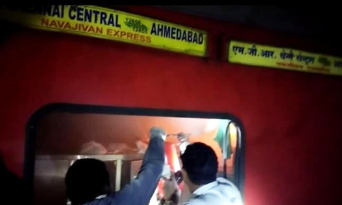 Navjeevan Express Fire