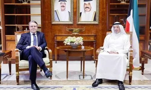 ജ​ർ​മ​ൻ സ​ഹ​മ​ന്ത്രി​യു​മാ​യി കുവൈത്ത് വി​ദേ​ശ​കാ​ര്യ മ​ന്ത്രി കൂ​ടി​ക്കാ​ഴ്ച ന​ട​ത്തി