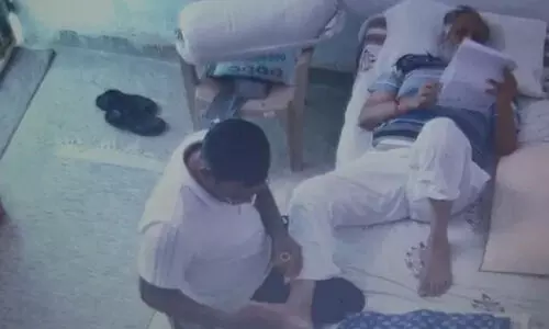 ആപ് നേതാവ് സത്യേന്ദ്ര ജെയിനിന് ജയിലിൽ മസാജ്; ദൃശ്യങ്ങൾ പുറത്ത്