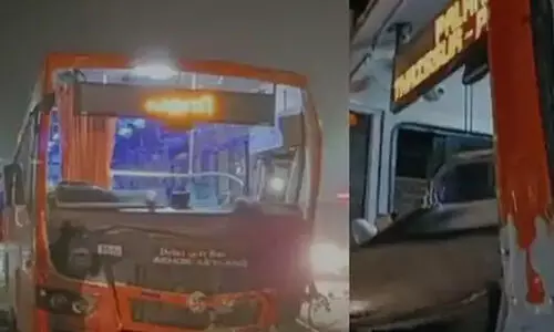 തൃശൂരിൽ സ്വിഫ്റ്റ് ബസ് ഡിവൈഡറിൽ ഇടിച്ചുകയറി; 15 പേർക്ക് പരിക്ക്