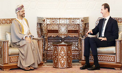 സുൽത്താന്‍റെ സന്ദേശം സിറിയൻ പ്രസിഡന്‍റിന്​  കൈമാറി