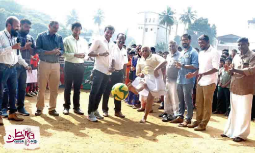 വണ്‍ മില്യണ്‍ ഗോളിന് തുടക്കം