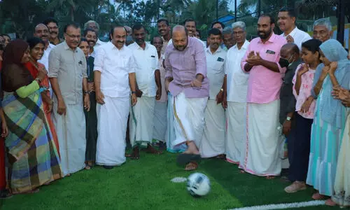 ലഹരിയുടെ വ്യാപനം തടയുന്നതിന് കായിക കേന്ദ്രങ്ങൾ വഴിയൊരുക്കുമെന്ന് പി.രാജീവ് ലഹരിയുടെ വ്യാപനം തടയുന്നതിന് കായിക കേന്ദ്രങ്ങൾ വഴിയൊരുക്കുമെന്ന് പി.രാജീവ്