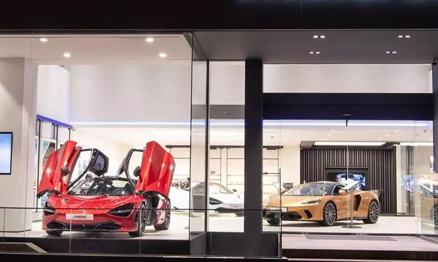 McLaren also opened the countrys first showroom