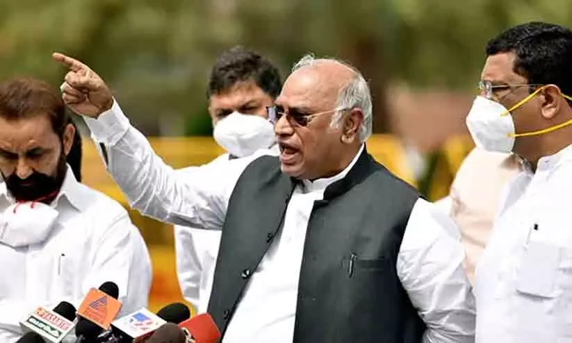PM Modis Government Crushed Farmers Under Vehicle: Mallikarjun Kharge