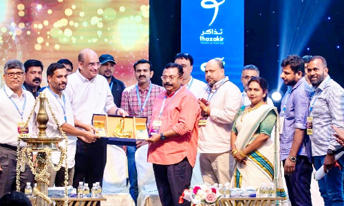 Mathews Varghese presented with KEA Community Excellence Award