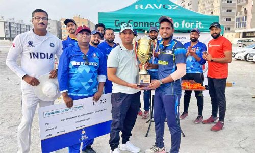 നോ​ക്കൗ​ട്ട് ക്രി​ക്ക​റ്റ് ടൂ​ർ​ണ​മെ​ന്റ്: ഷ​ഹീ​ൻ ഗ്രൂ​പ്   ജേ​താ​ക്ക​ൾ