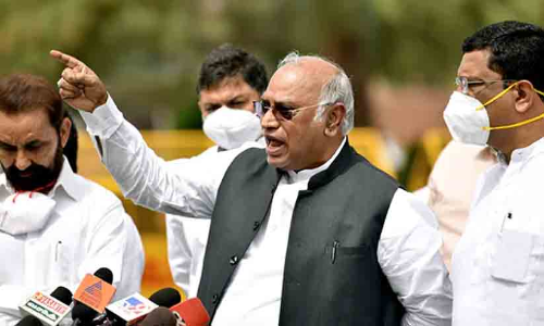 PM Modis Government Crushed Farmers Under Vehicle: Mallikarjun Kharge