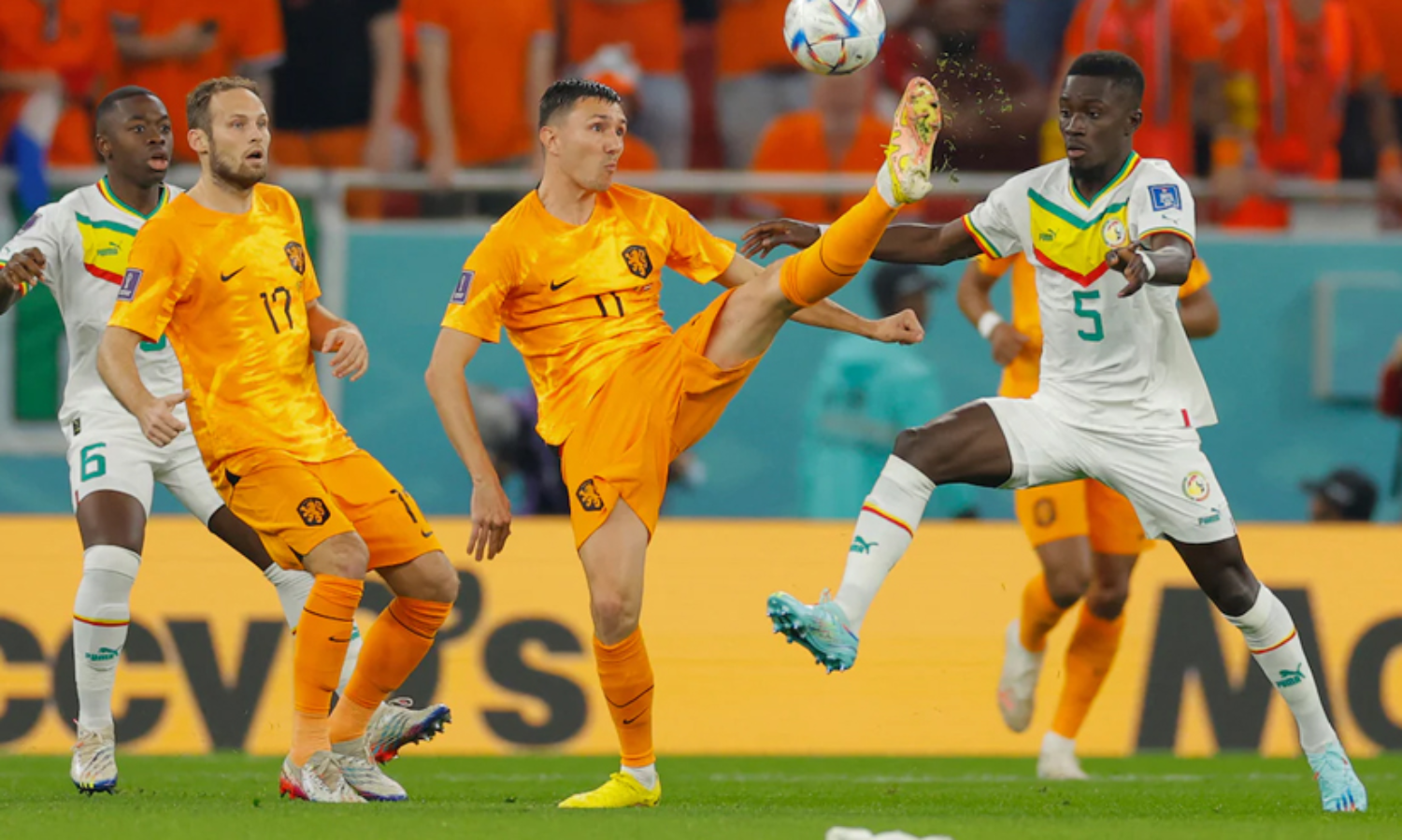 അവസാന മിനിറ്റുകളിൽ ഇരട്ടപ്രഹരം; സെനഗാളിനെ രണ്ടു ഗോളിന് വീഴ്ത്തി ഓറഞ്ച് പട