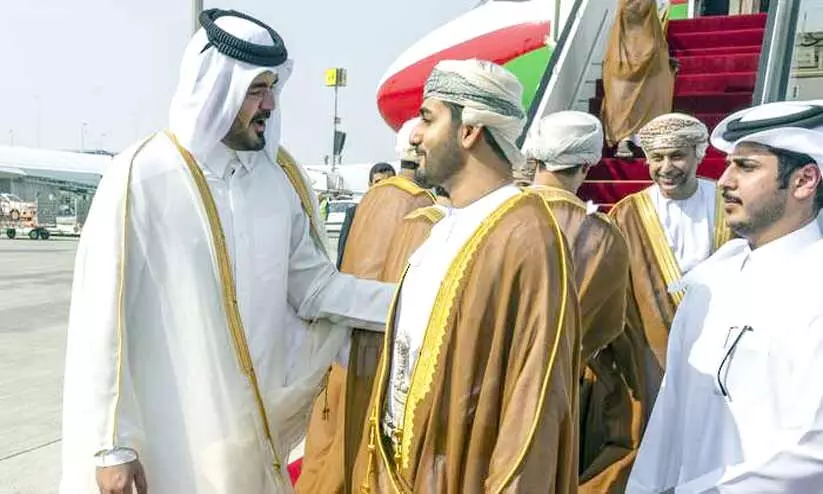 ലോ​ക​ക​പ്പ് ഉ​ദ്ഘാ​ട​നം സ​യ്യി​ദ് തെ​യാ​സീ​ന്‍ ബി​ന്‍ ഹൈ​തം   പ​ങ്കെ​ടു​ത്തു