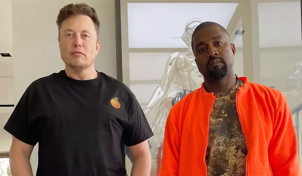 ജൂത വിരുദ്ധ ട്വീറ്റിട്ട അമേരിക്കൻ റാപ്പറുടെ ബാൻ നീക്കി മസ്ക്; പരിഹാസം തുടർന്ന് കാന്യെ വെസ്റ്റ്