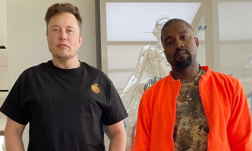 ജൂത വിരുദ്ധ ട്വീറ്റിട്ട അമേരിക്കൻ റാപ്പറുടെ ബാൻ നീക്കി മസ്ക്; പരിഹാസം തുടർന്ന് കാന്യെ വെസ്റ്റ്