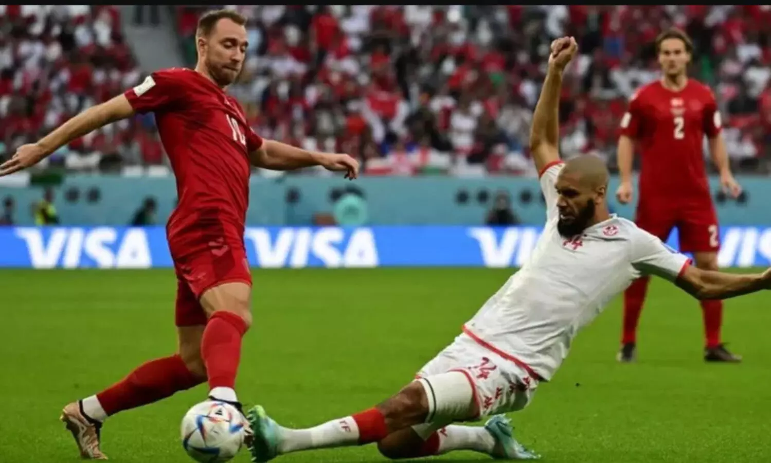 കരുത്തരായ ഡെൻമാർക്കിനെ സമനിലയിൽ തളച്ച് തുണീഷ്യ