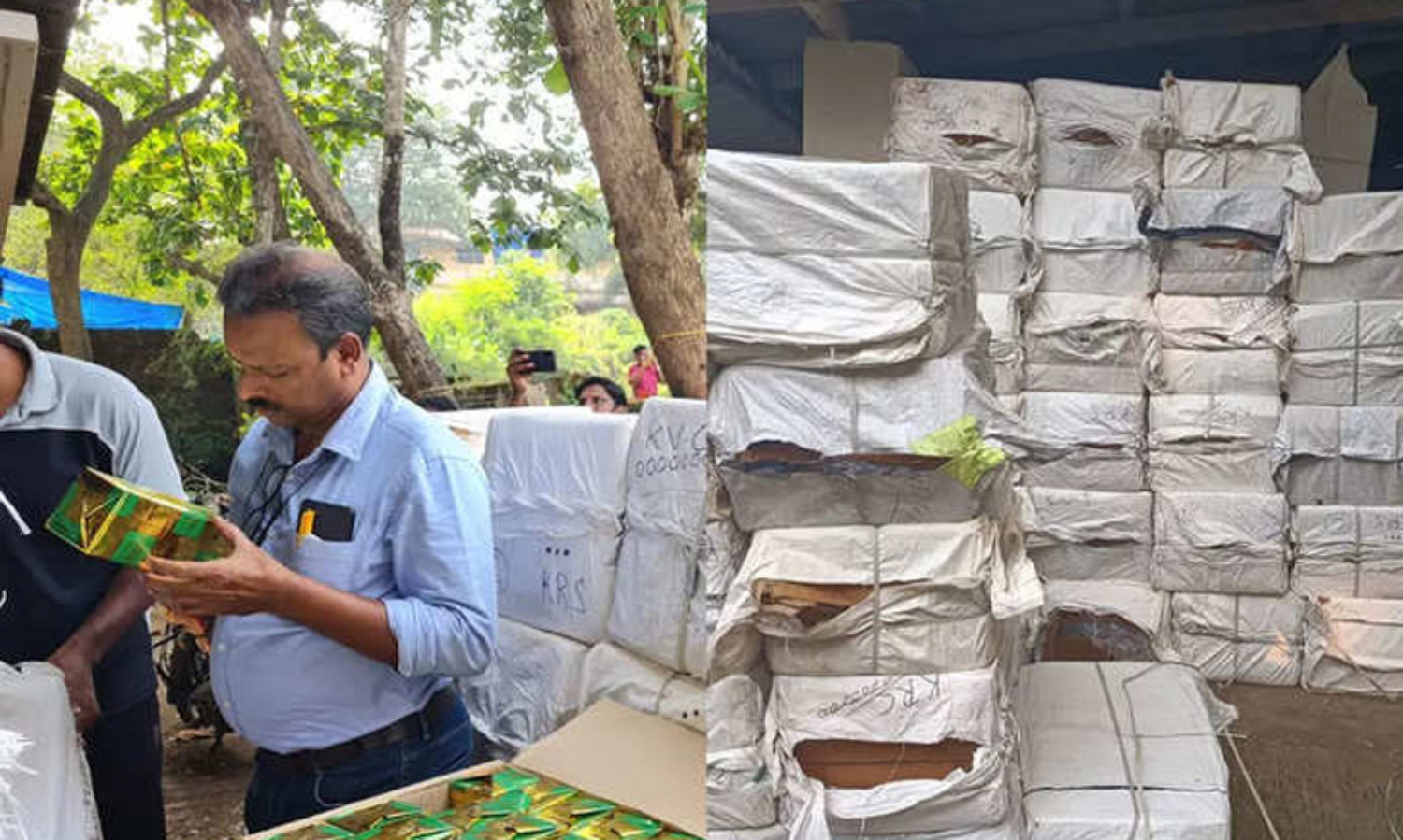 ഒന്നേമുക്കാൽ കോടിയുടെ അനധികൃത സിഗരറ്റ് പിടികൂടി