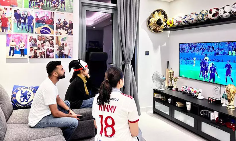 കുടുംബങ്ങളിലും ഫുട്ബാൾ ആരവം