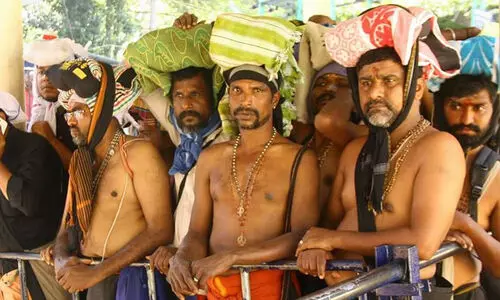Sabarimala pilgrims