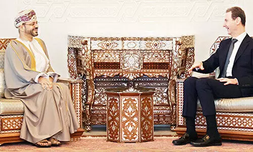 സുൽത്താന്‍റെ സന്ദേശം സിറിയൻ പ്രസിഡന്‍റിന്​ കൈമാറി