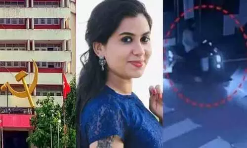 എ.കെ.ജി സെൻറർ ആക്രമണം: നാലാം പ്രതി നവ്യക്ക് മുൻ‌കൂർ ജാമ്യം