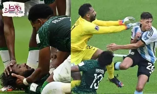 തനിക്കായി പ്രാർഥിക്കണം; ഗോള്കീപ്പറുമായി കൂട്ടിയിടിച്ച് പരിക്കേറ്റ സൗദി താരത്തിന്റെ അഭ്യർഥന തനിക്കായി പ്രാർഥിക്കണം; ഗോള്കീപ്പറുമായി കൂട്ടിയിടിച്ച് പരിക്കേറ്റ സൗദി താരത്തിന്റെ അഭ്യർഥന