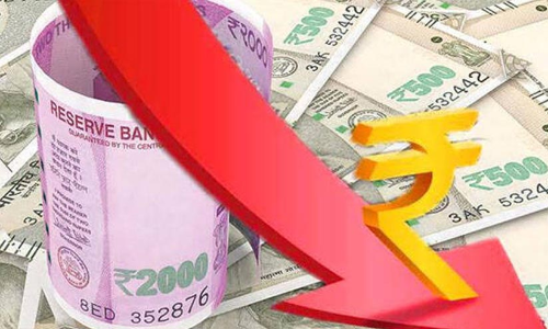 രൂപയുടെ മൂല്യം ഇടിഞ്ഞു