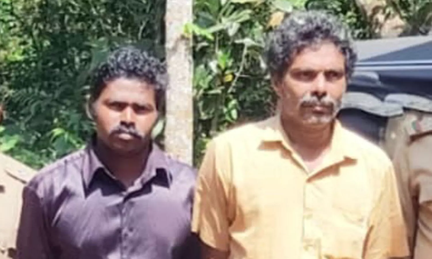കാട്ടുപന്നികളെ കെണി വെച്ച് പിടിച്ച് ഇറച്ചി വിറ്റു; രണ്ട് പേർ അറസ്റ്റിൽ