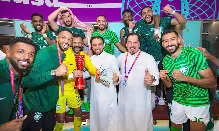 Saudi Team with Sports Minister