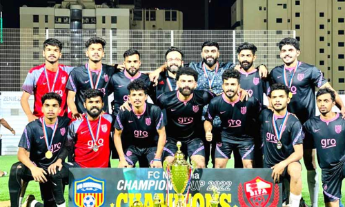 എഫ്​.സി മനാമ ചാമ്പ്യൻസ്​ കപ്പ്​ ടൂർണമെന്‍റ്:എഫ്​.സി ഗ്രോ ജേതാക്കൾ