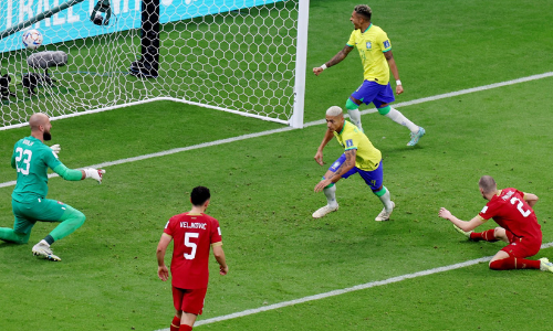 രണ്ടടിച്ച് റിച്ചാലിസൺ; സെർബിയയെ രണ്ടു ഗോളിന് വീഴ്ത്തി ബ്രസീൽ