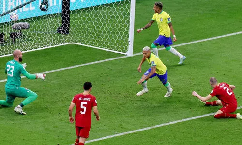 രണ്ടടിച്ച് റിച്ചാലിസൺ; സെർബിയയെ രണ്ടു ഗോളിന് വീഴ്ത്തി ബ്രസീൽ