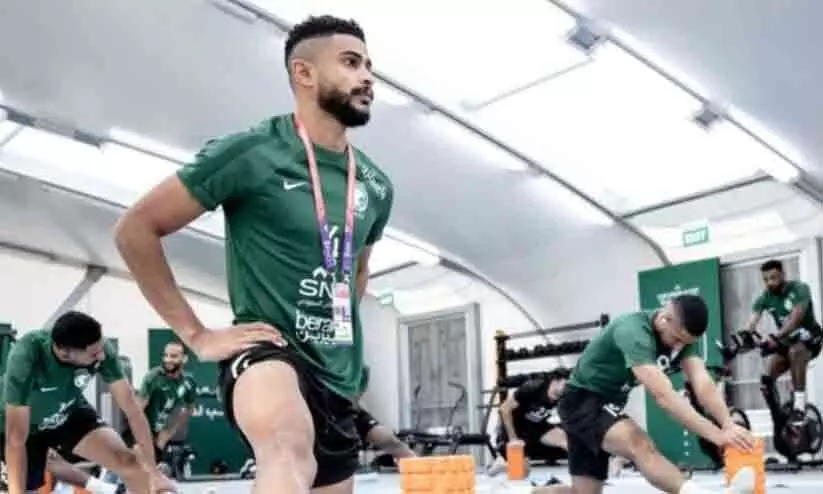 പോരാട്ടം നാളെ പോളണ്ടിനോട്, മുന്നൊരുക്കം പൂർത്തിയാക്കി സൗദി ഫാൽക്കൺസ് പോരാട്ടം നാളെ പോളണ്ടിനോട്, മുന്നൊരുക്കം പൂർത്തിയാക്കി സൗദി ഫാൽക്കൺസ്