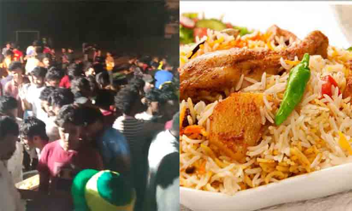 അർധരാത്രി ബ്രസീൽ ബിരിയാണി; പെരിന്തൽമണ്ണയിൽ കുതിച്ചെത്തിയത് 2000ലേറെ പേർ -VIDEO