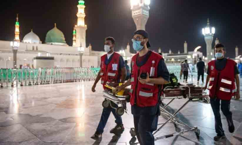 മസ്​ജിദുന്നബവിയുടെ മുറ്റത്ത്​ സ്​ത്രീക്ക്​ സുഖപ്രസവം