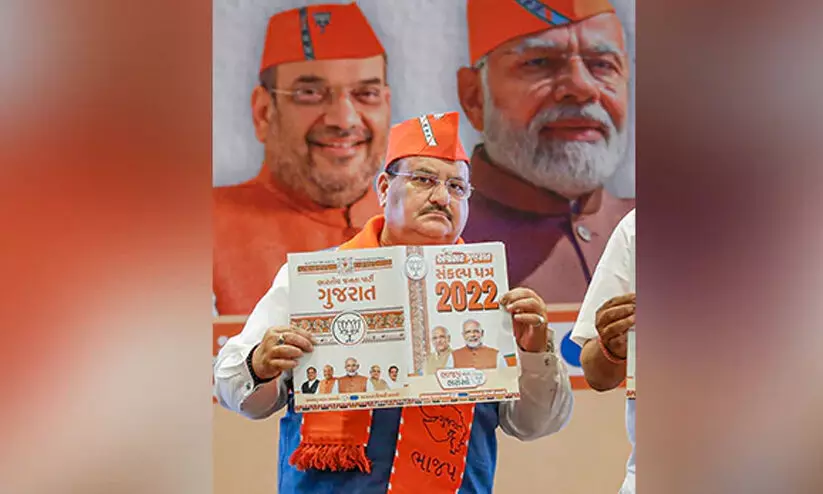 BJPs Gujarat Election Manifesto Promises Uniform Civil Code In State