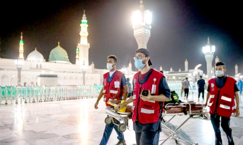 മസ്ജിദുന്നബവിയുടെ മുറ്റത്ത് സ്ത്രീക്ക് സുഖപ്രസവം