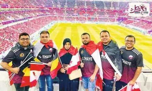 ലോ​ക​ക​പ്പ് നേ​രി​ട്ടാ​സ്വ​ദി​ച്ച ആ​വേ​ശ​ത്തി​ൽ പാ​ത്തു​ട്ടി