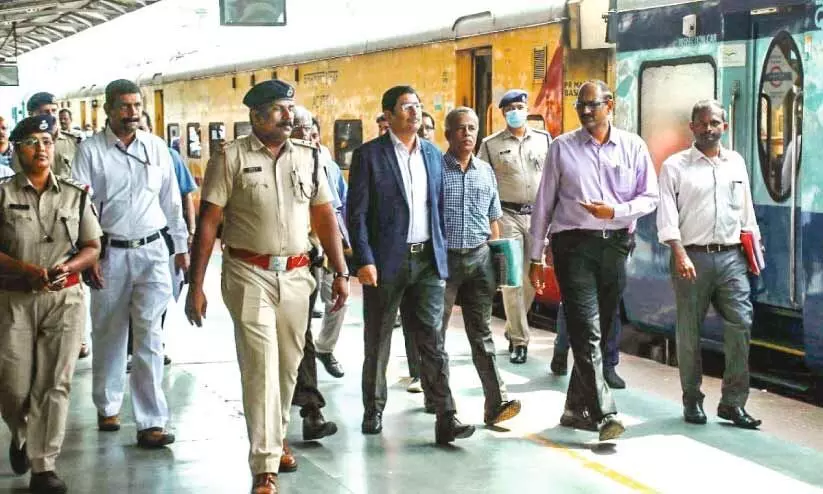 General Manager of Southern Railway visited General Manager of Southern Railway visited