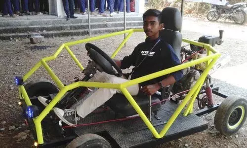 സംസ്ഥാന ടെക്‌നിക്കല്‍ സ്‌കൂള്‍ ശാസ്ത്ര സാങ്കേതിക മേള: നേട്ടംകൊയ്ത് പ്രണവിന്‍റെ ബഗ്ഗി