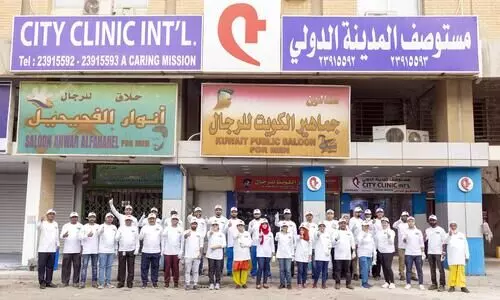 City Clinic Group cleans public parking lot