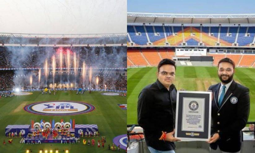 BCCI Guinness Book of World Records largest attendance T20 match during IPL 2022 final