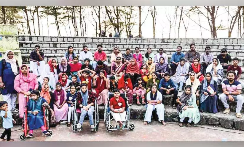 Court and Fire Station disabilities students Visiting