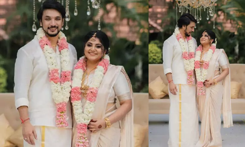 മഞ്ജിമ മോഹനും ഗൗതം കാർത്തിക്കും വിവാഹിതരായി