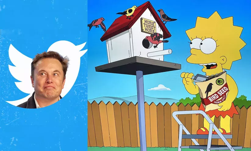 മസ്ക് ട്വിറ്റർ വാങ്ങുമെന്ന് വർഷങ്ങൾക്ക് മുമ്പേ ഒരു കാർട്ടൂണിൽ; വീണ്ടും ചർച്ചയായി ദ സിംസൺസ് മസ്ക് ട്വിറ്റർ വാങ്ങുമെന്ന് വർഷങ്ങൾക്ക് മുമ്പേ ഒരു കാർട്ടൂണിൽ; വീണ്ടും ചർച്ചയായി ദ സിംസൺസ്