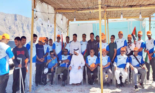 യു.എ.ഇക്ക് വിജയഹാരം; ഒറ്റക്കാലിൽ ജബൽ ജൈസിലേക്ക് നടന്നുകയറി ഷഫീഖ്